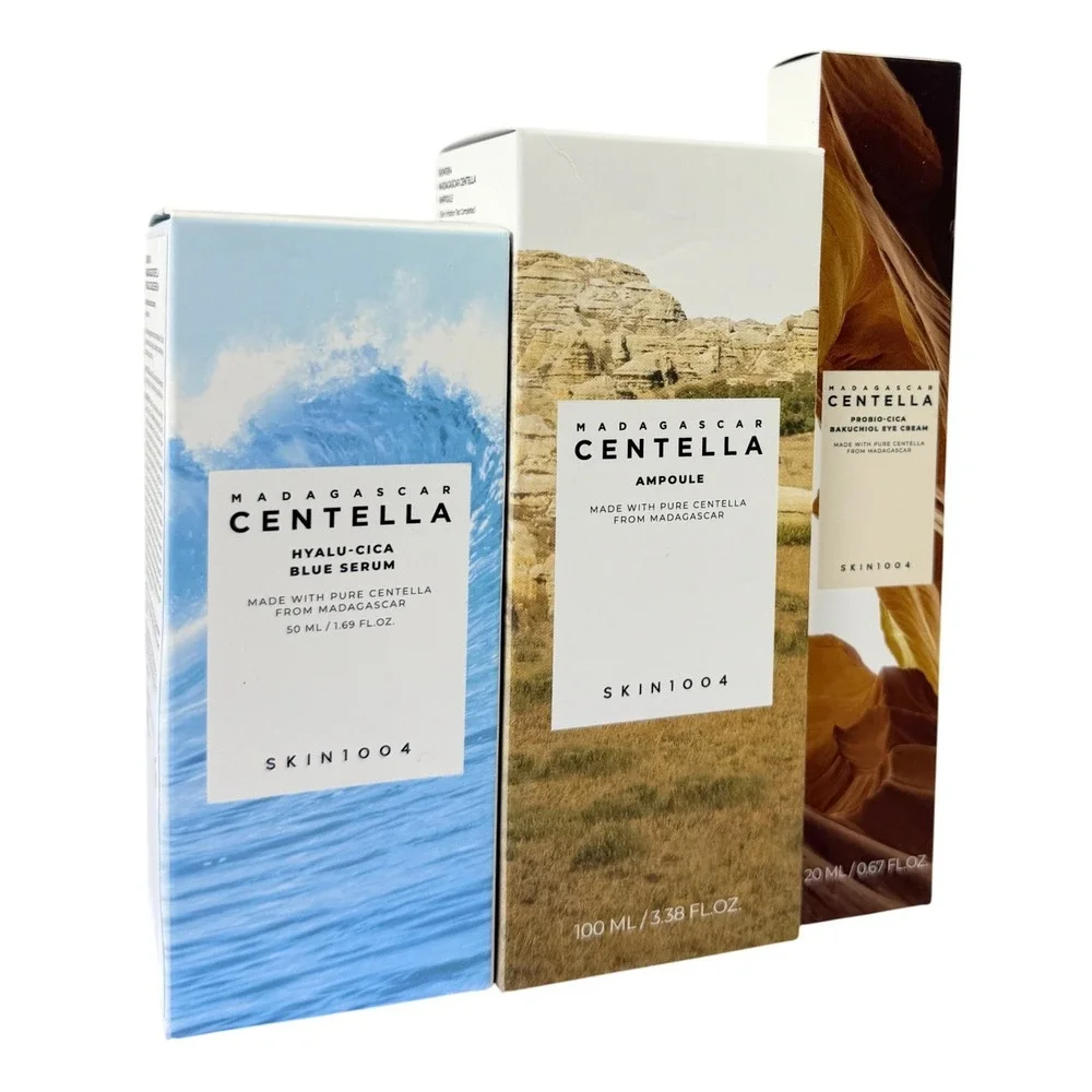 SKIN1004 Madagascar Centella Routine Set Ampoule Serum Eye Cream 3pc Bundle NEW